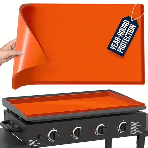 heavy duty silicone grill pads for blackstone 17 22 28 and 36 gas grills grease liners barbecue tool pads for picnics oven liners and barbecue tools