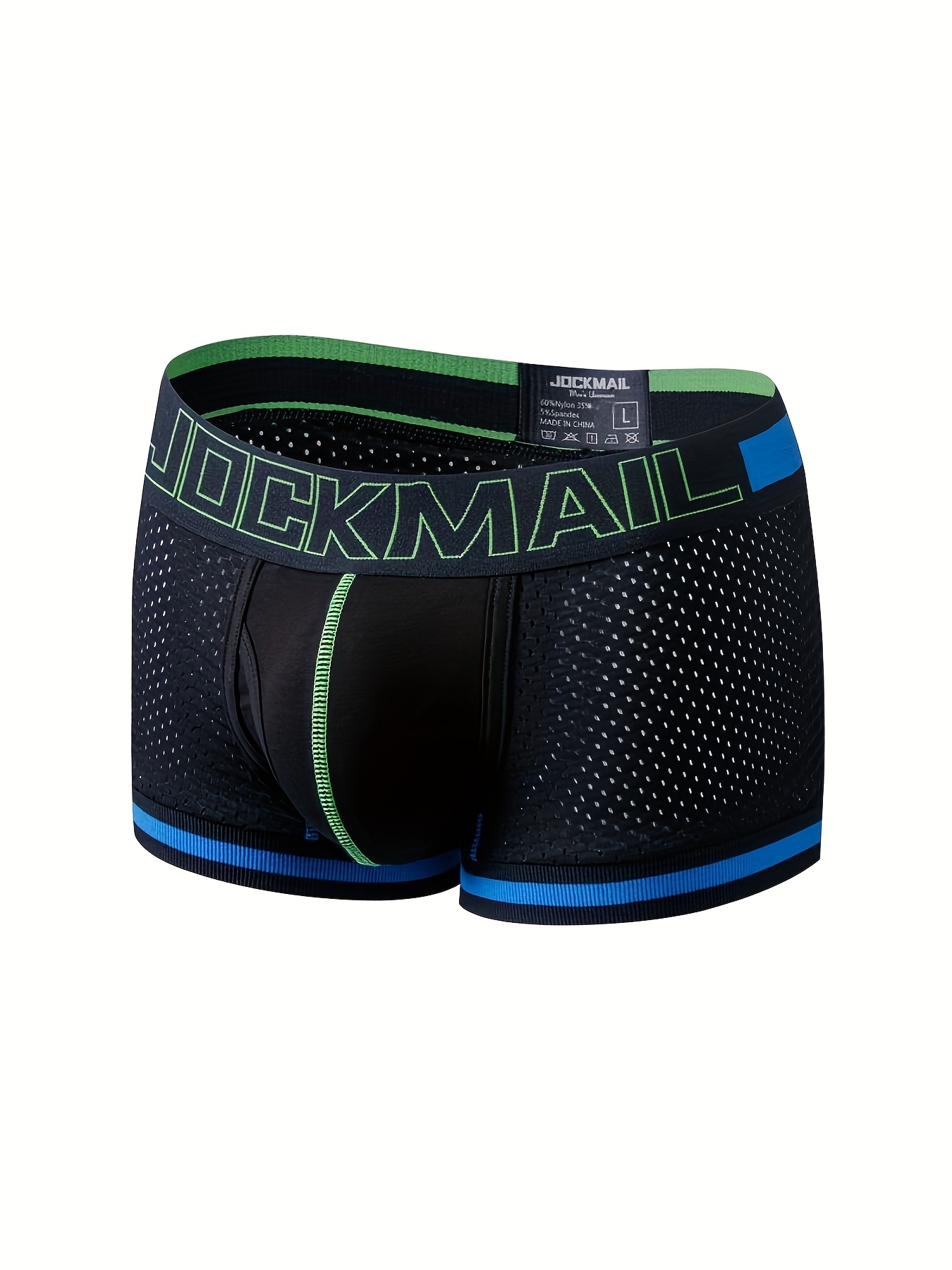 Sous-vêtements Athlétiques Respirants pour Hommes Boxers de Sport à  Haute Élasticité avec Design Absorbant l'Humidité, Semi-* po