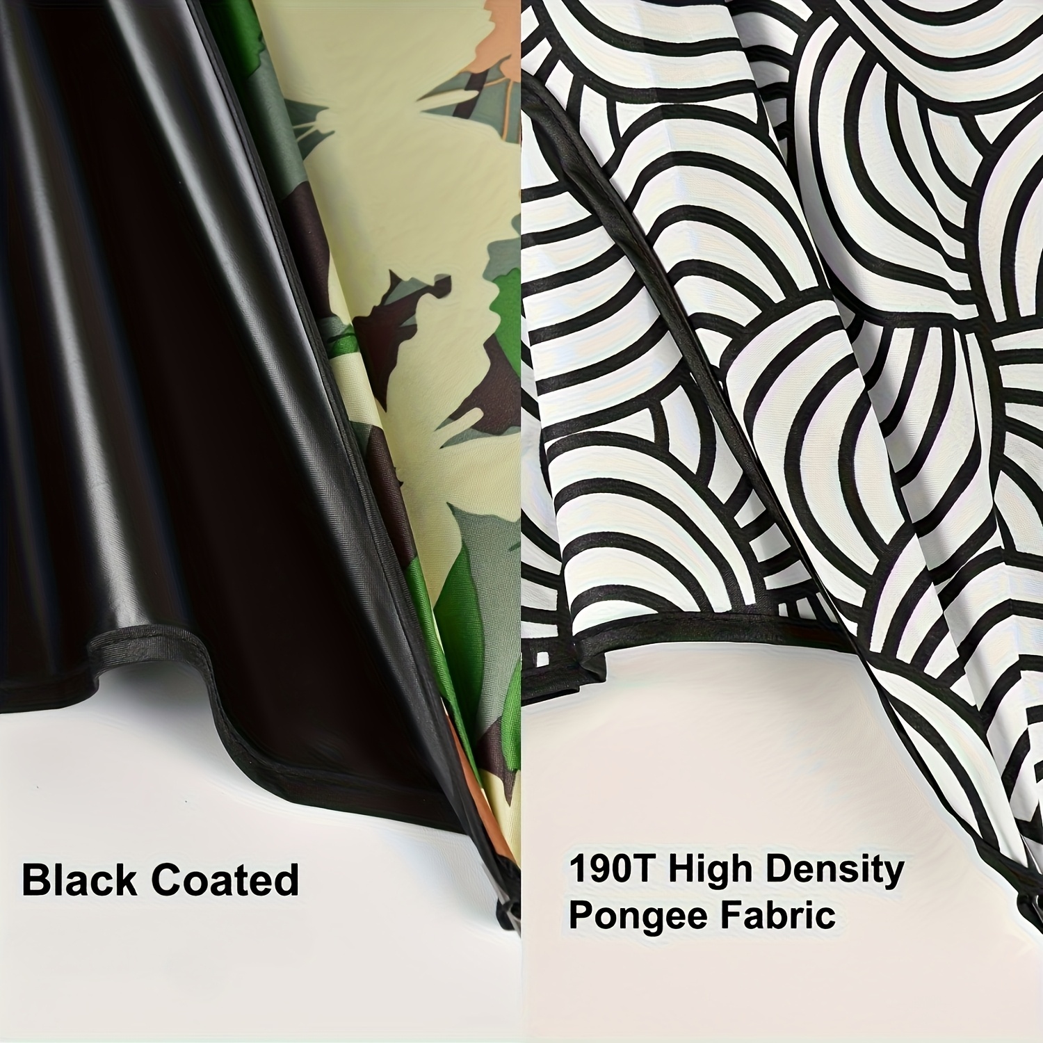 KEAPLAYEE 8-Rib All-Weather Long-Handled Umbrella - 190T Heavy-Duty Pongee Fabric, Manual Open/Close, Durable Iron Handle, Stylish & Functional for Outdoor Travel & Commuting, Outdoor Umbrella, Commuting Accessory, Fashionable Accessory, Highquality Canopy