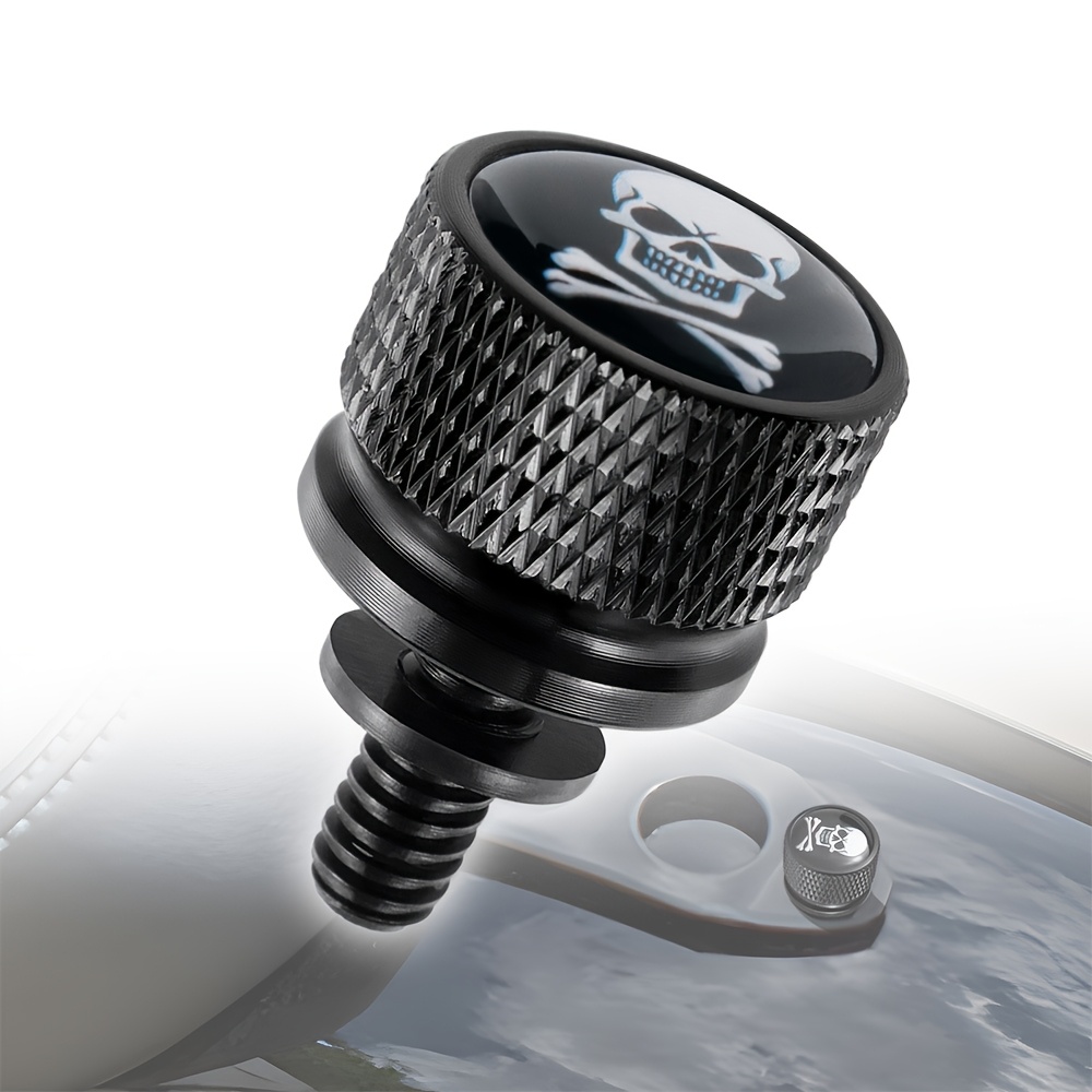 1pc Knurled Fender Seat Screw, 1/4"-20 Thread Seat Universal Fits For Touring Cvo 1996-2023