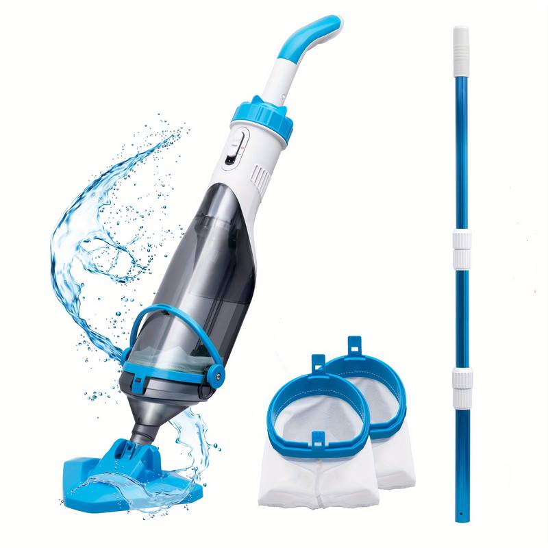 Kraftek Handheld Pool Vacuum With Telescopic Pole – For Above & In-Ground Pools
