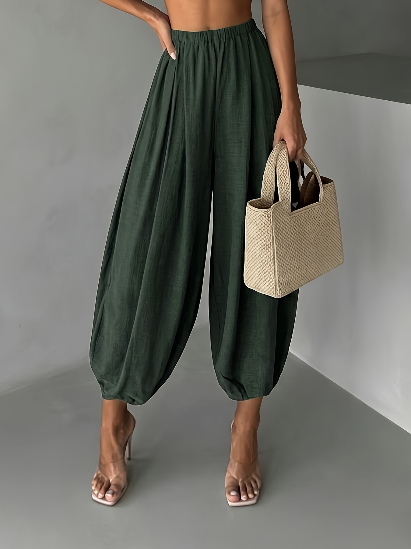 fashionable loose fitting harem pants