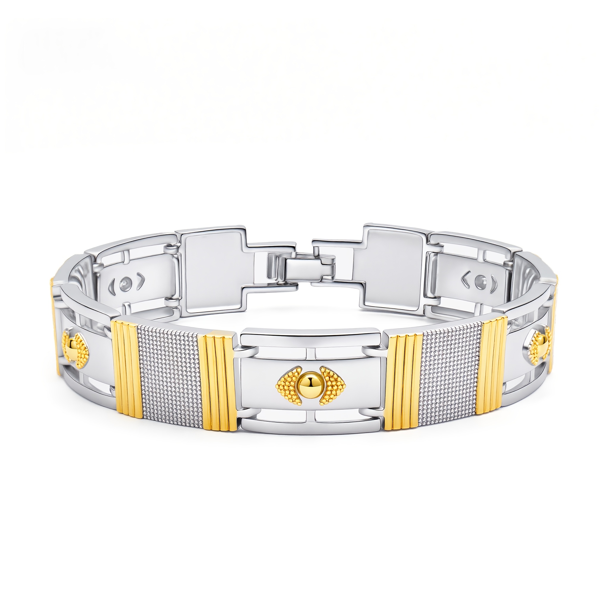 Image of 1pc Luxurious Women's Men's Bracelet Wide Wristband Jewelry Gift Suitable For Banquets Parties Vacation Travel Gift For