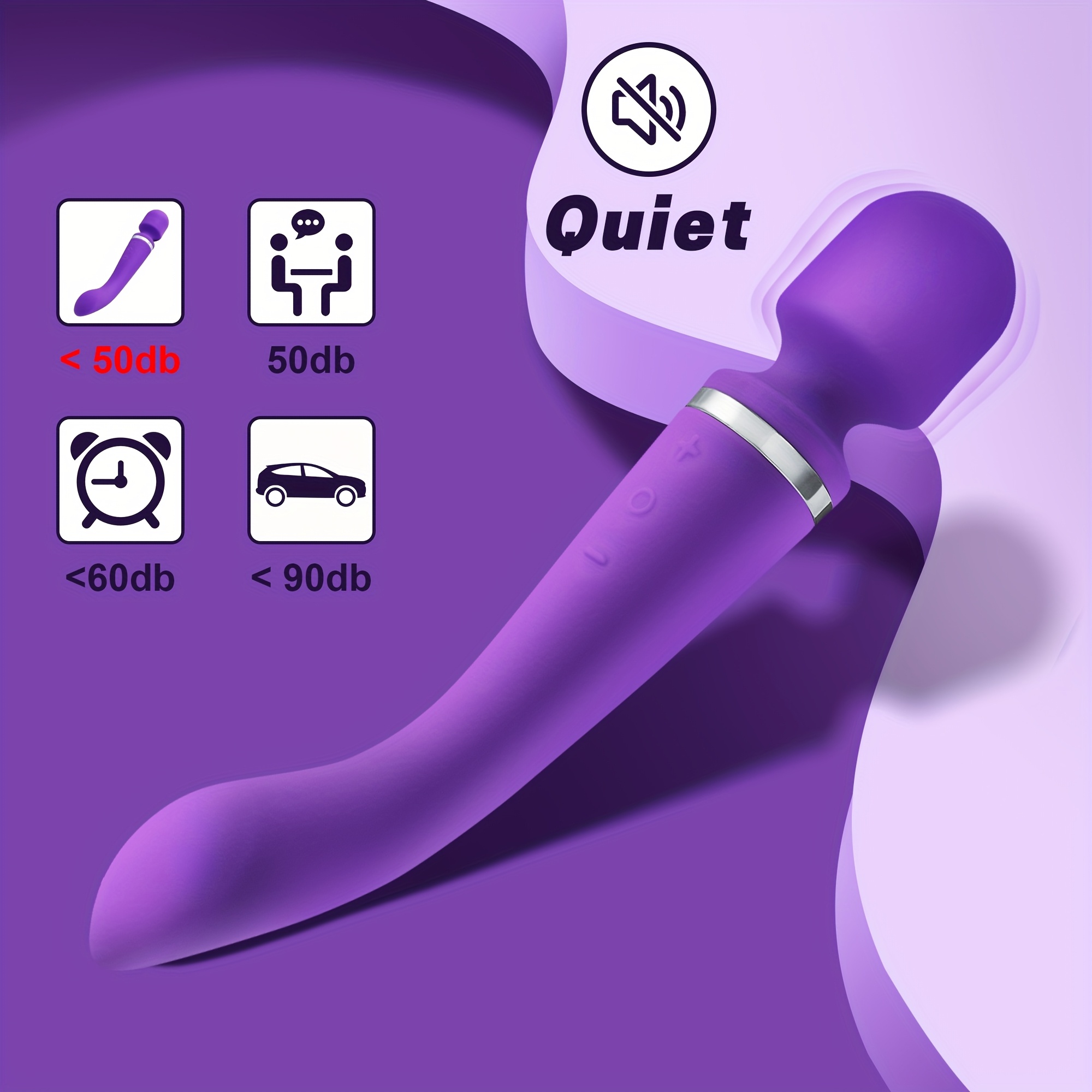 2-in-1   - dual-  wand  , 10   g-punkt massager, wiederaufladbare lithium-batterie, klitorisstimulator sexspielzeug für frauen,   erwachsenenspielzeug Produktdetails 3