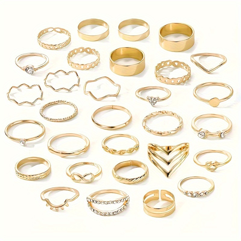 

30pcs Metal Set Set Women's Fall And Attend Dating