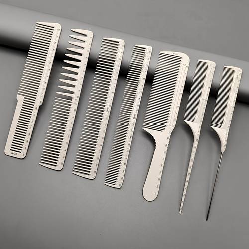 from a 7pcs haircutting comb set by high quality luxury salon combs for a must have comb set for styling and cutting salons and bridal shops