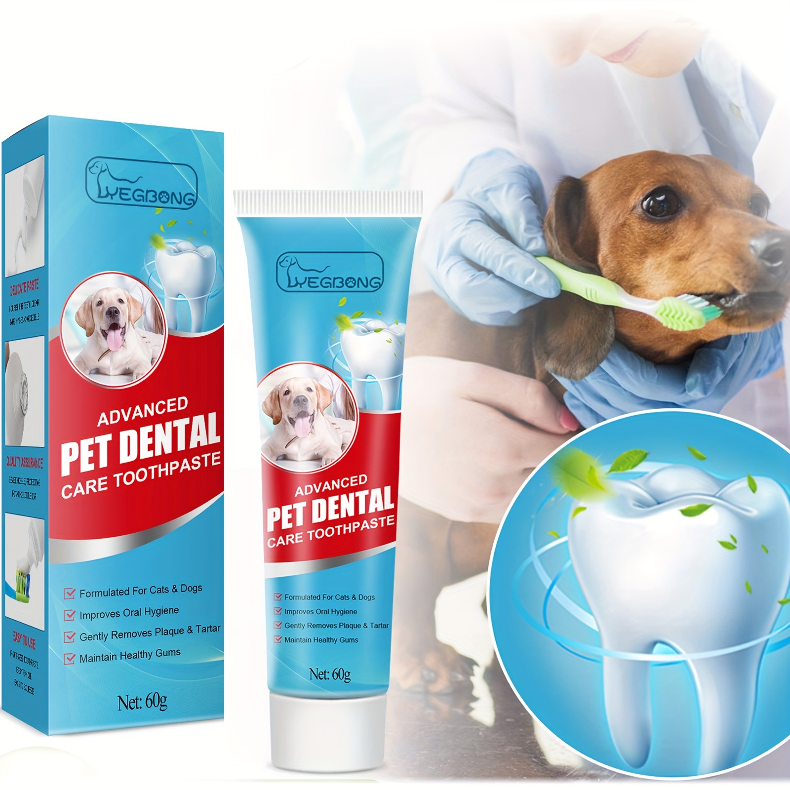 Keep Your Pet s Teeth Clean Healthy With Our All Natural Dog Cat Toothpaste