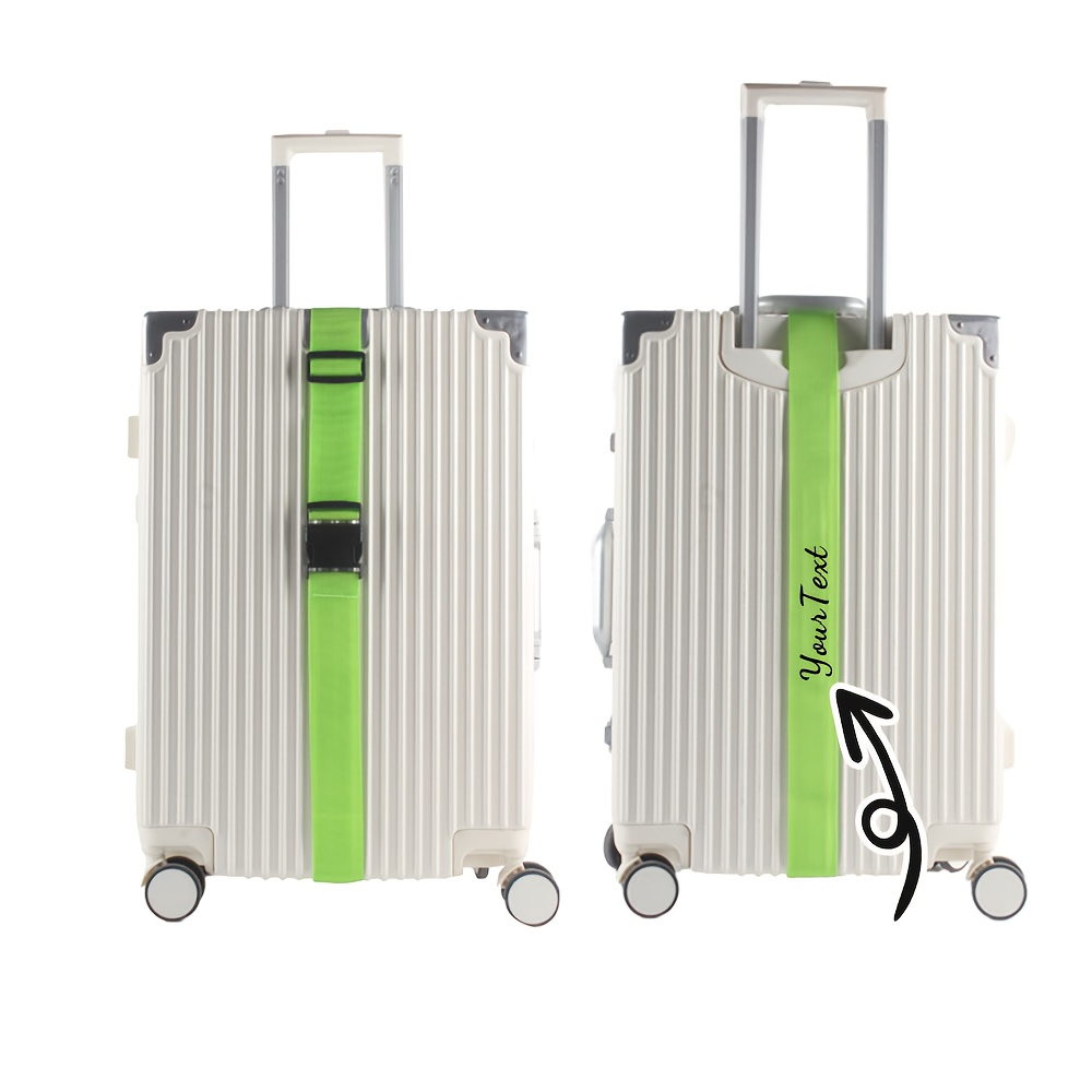 TEMU Straps, Custom Name Luggage Straps, Nylon Luggage Straps In Colors With Names, Luggage Identifiers, Straps To Secure Luggage , Luggage Belts,