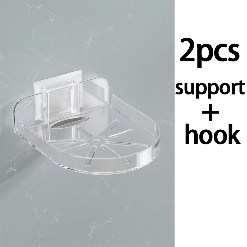 E-shop 2er-Set (Halterung und Haken) Hochleistungs-Monitorhalterung, ohne Bohren, Wandmontage, Universelle Halterung für alle Kameratypen,