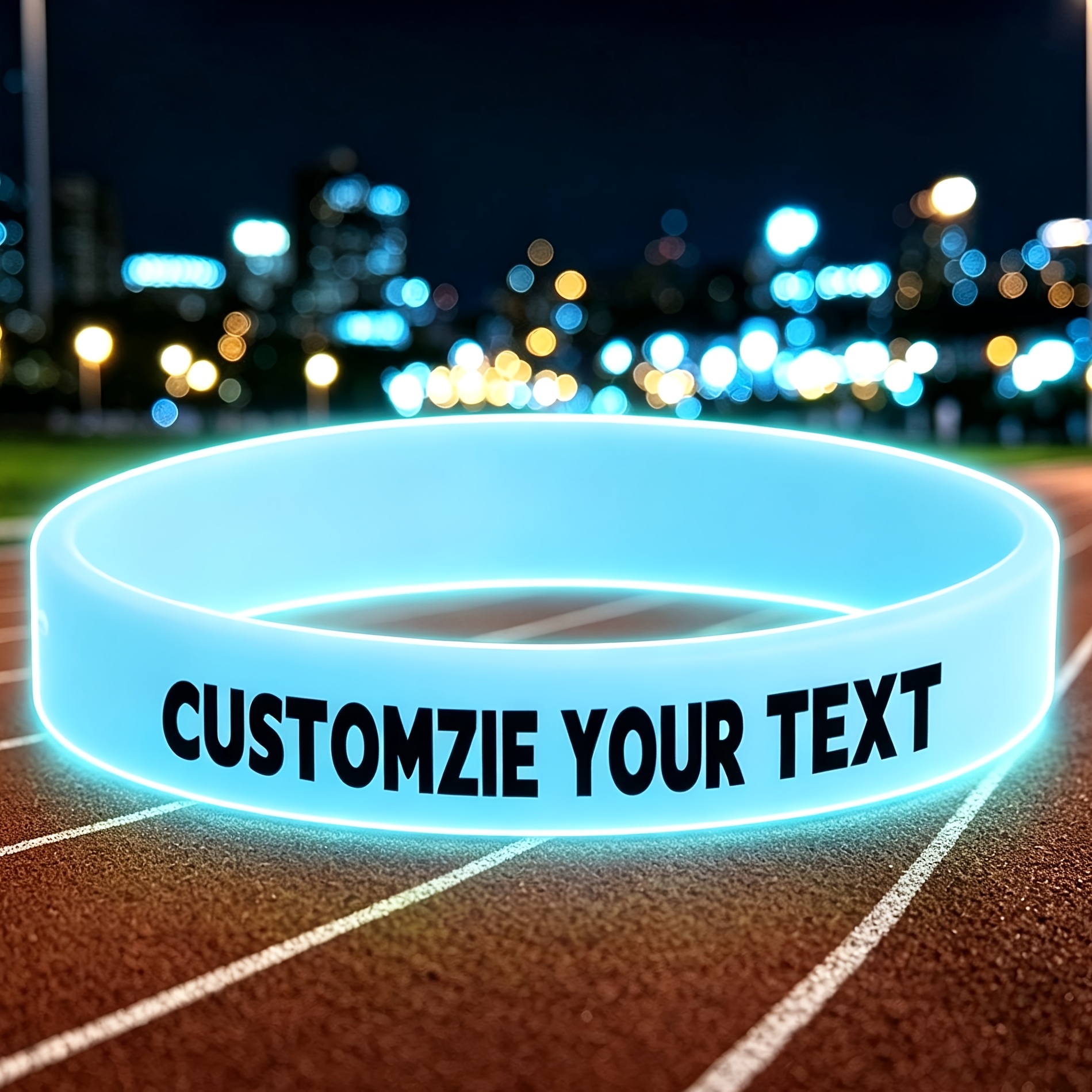 64pcs Custom Luminous Bracelets, Multifunctional for Various Occasions