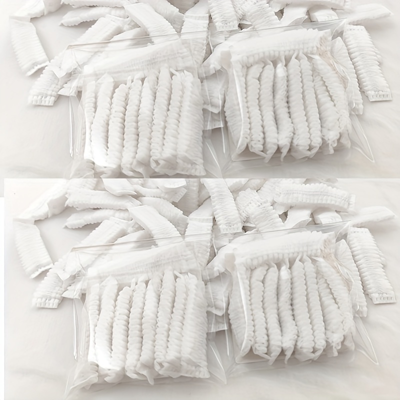 10/30/50 Pack Disposable Vacuum Filter Bags - Elastic Non-Woven Polyester Mesh Covers with Stretch Fit for Home Vacuum Cleaners, Traps Dust & Pet Hair, Improves Suction Efficiency