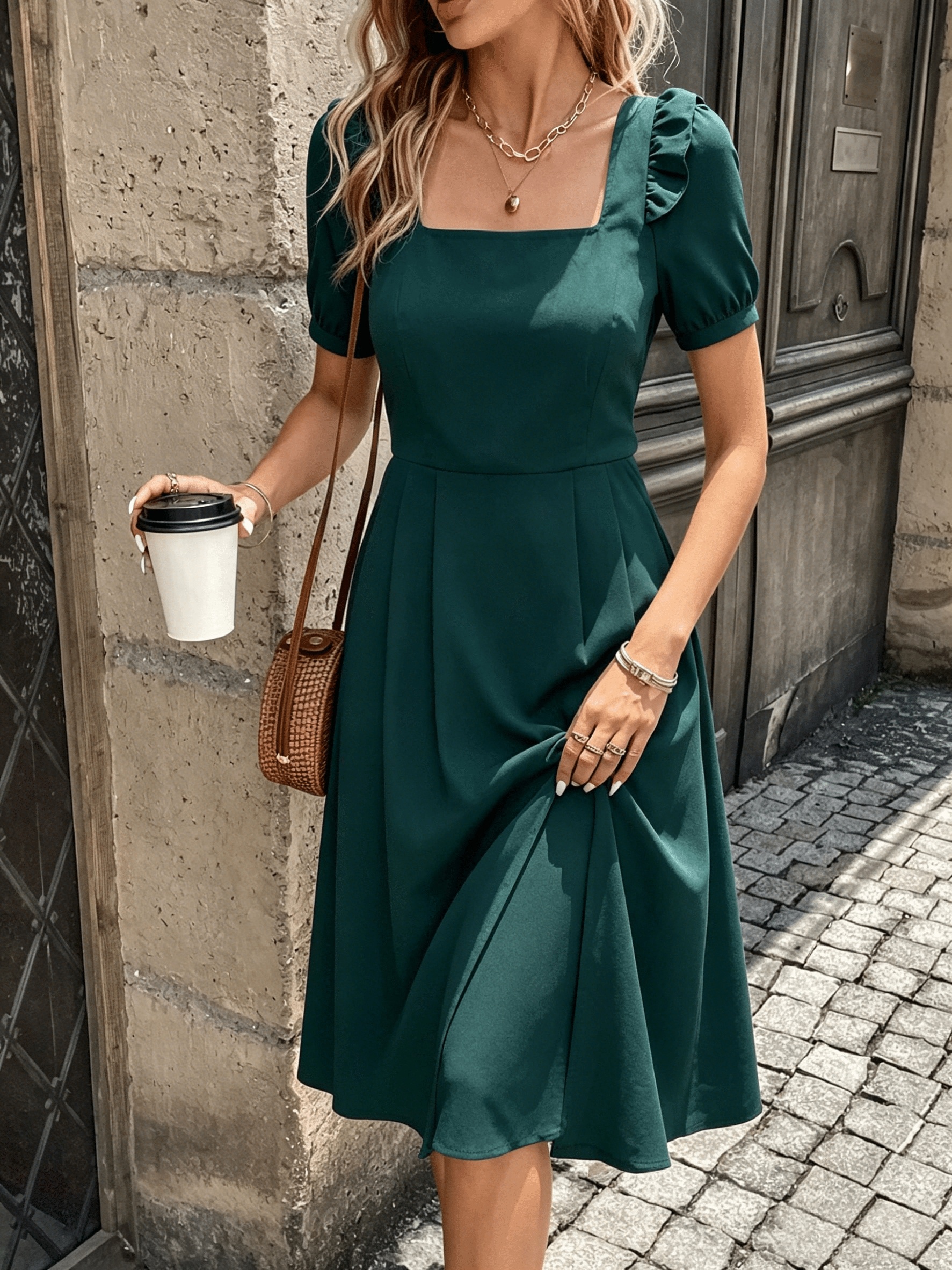 emerald green dress nz sold on Temu New Zealand Category2: clothing_dresses