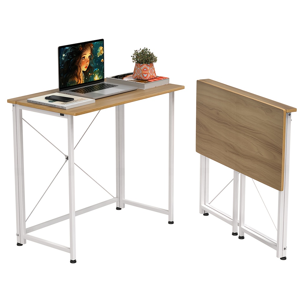 E-shop Schreibtisch, Großes Fassungsvermögen, Multifunktionaler Schreibtisch, und Langlebig, Ideal für Studium und Schlafzimmer, 80x45x74 cm,