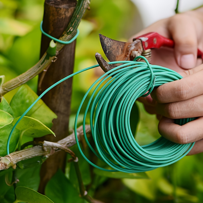 

Versatile Garden Ties - Durable Plastic & Metal Wire For Plant Support, Crop Management & Horticultural Use Copper Wire For Plants Copper Wire For Gardening