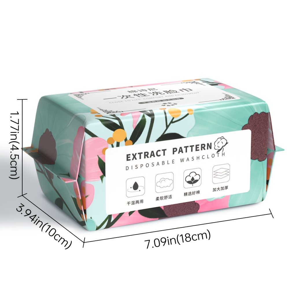 TEMU 30 Count Ultra Soft Extra Large Absorbent Facial Towels For , Makeup Remover Dry Wipes, Cleansing Towelettes For Face Wipes
