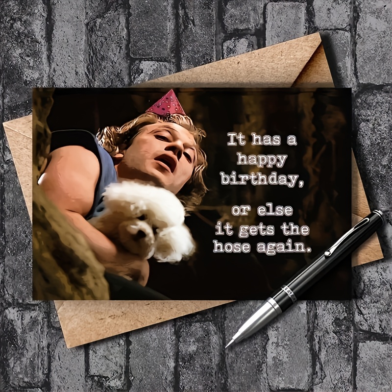 

Hilarious Horror Movie-themed Birthday Card - Anyone With A Of Humor, Unique Gift Idea, Horror Birthday Card