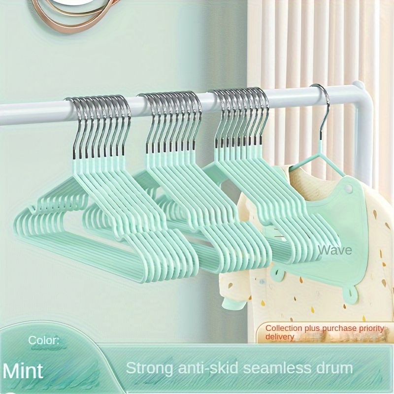 20pcs non slip     hangers   space saving for nursery and bedroom clothing storage details 2