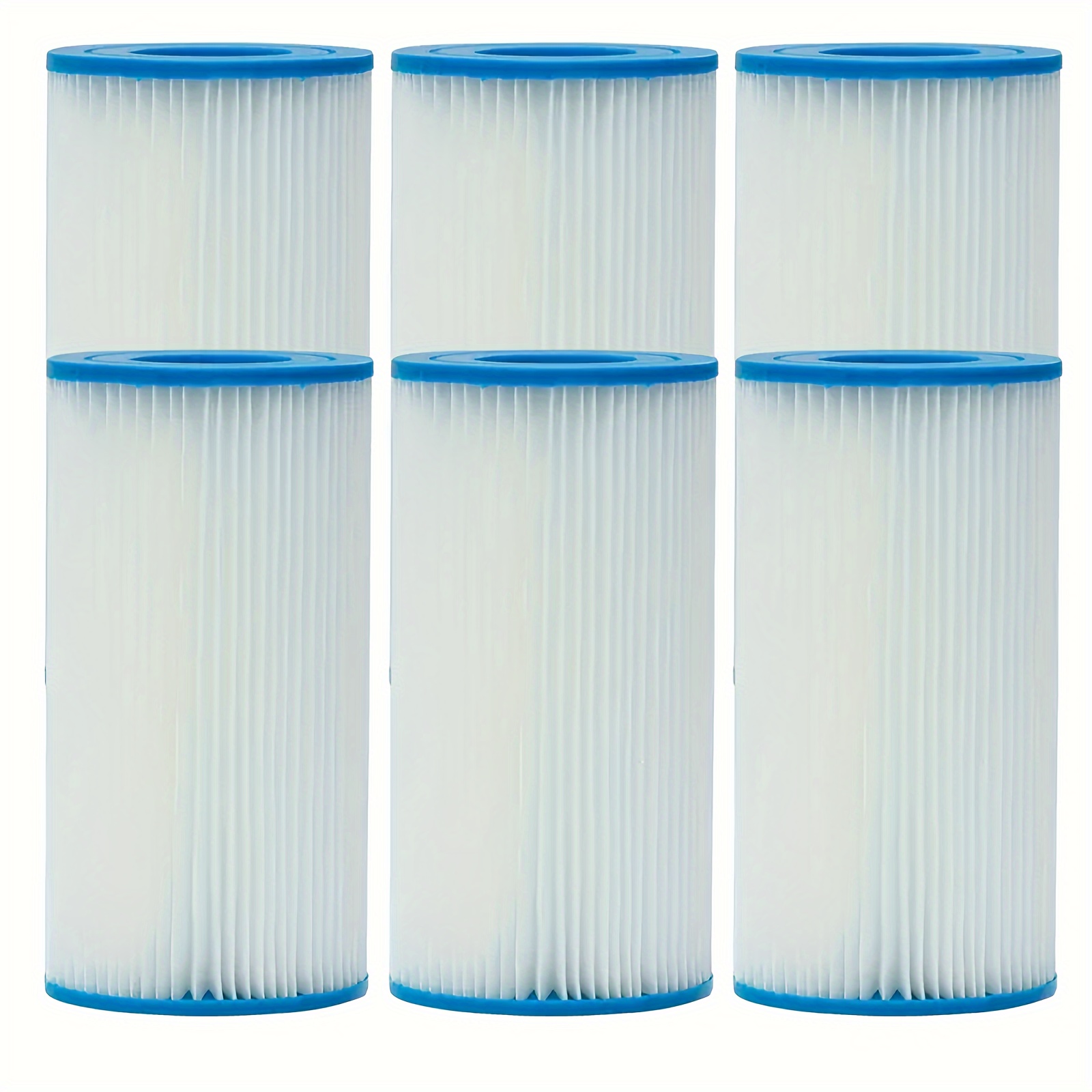 

4/6pcs, Pool Filter Cartridge Type Iii, Compatible With Krystal Clear 530/1000 Gph Pool Pump And More, Easy Set Replacement Cartridge, For Outdoor Garden Pool Supplies 8in Height X 4.2in Diameter