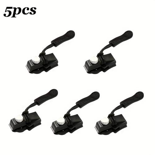 5pcs 10pcs 15pcs zipper repair kit detachable zipper pulls for bags jackets clothes shoes boots no tool replacement zipper sliders for home use
