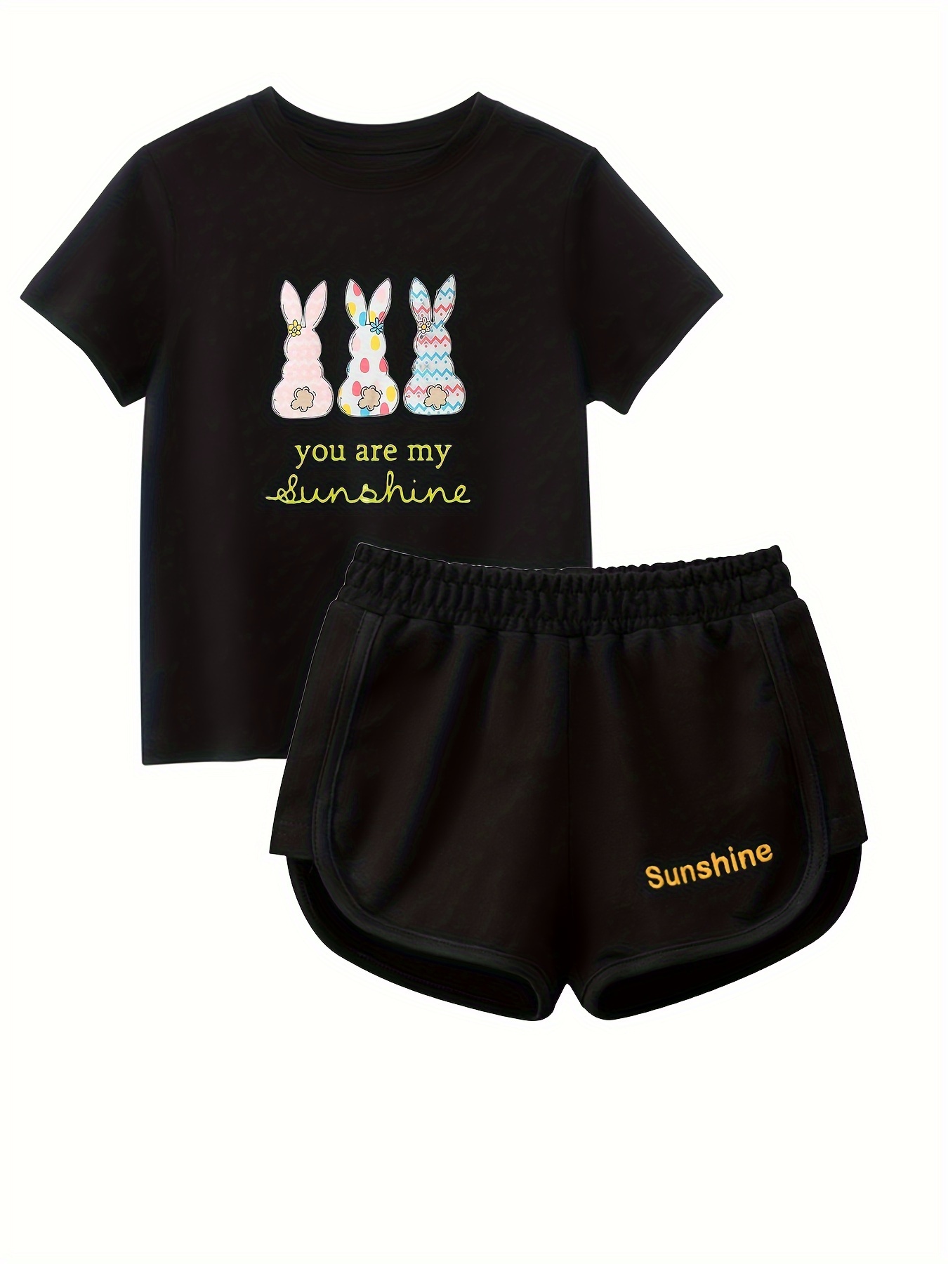 Melon Easter Bunny with Bow Short Sleeve T main image 0