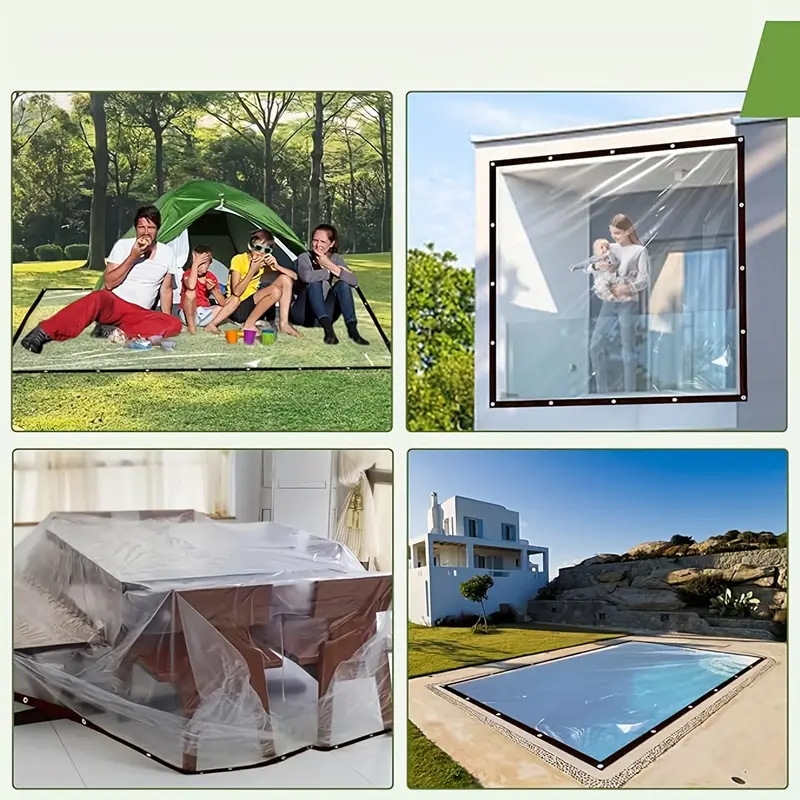 Copertura Impermeabile Per Tenda Da Sole | Protezione Pioggia E Polvere Per Veranda E Giardino - Foto 4