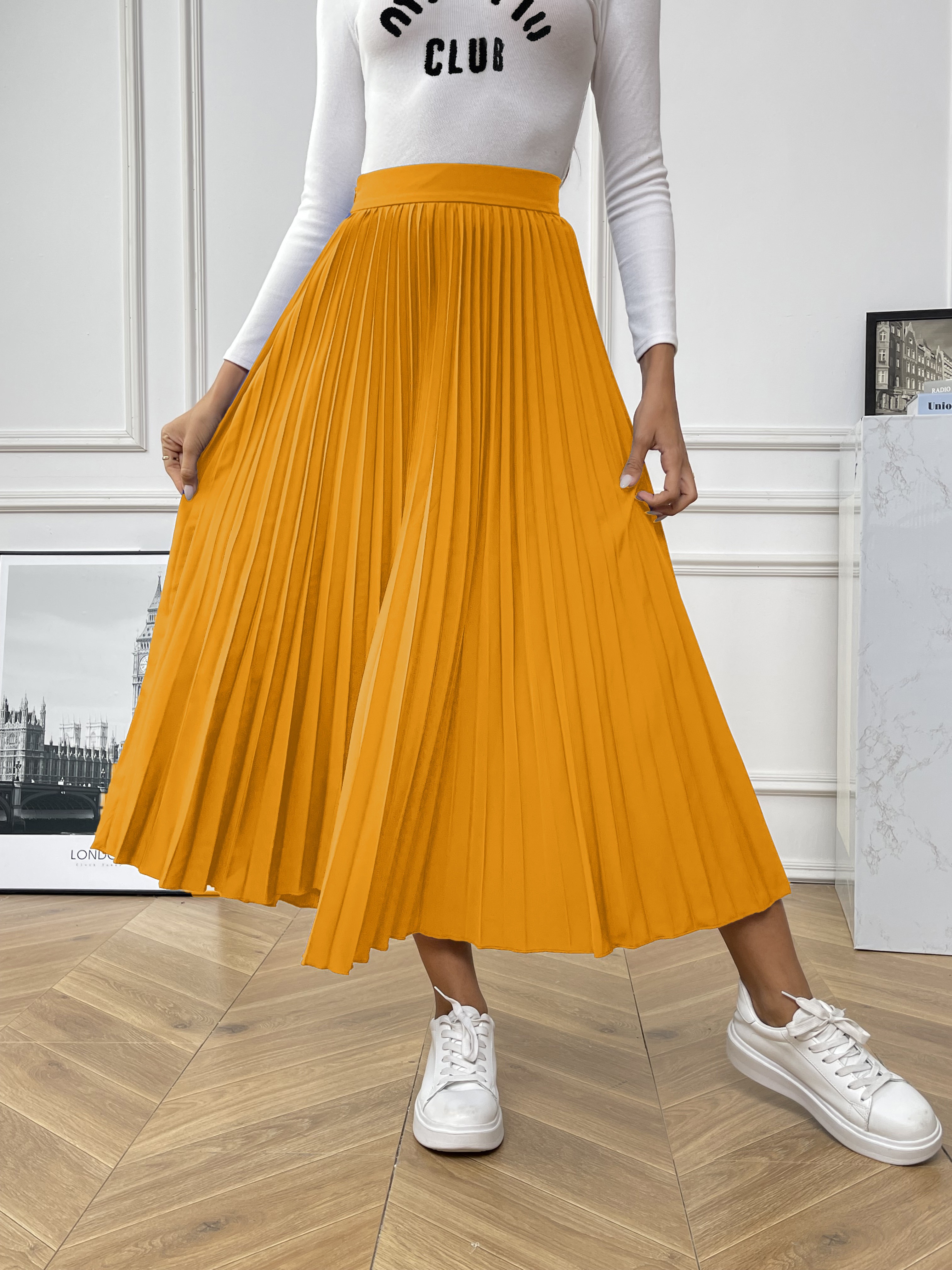 Swing skirt 2025 elastic waist