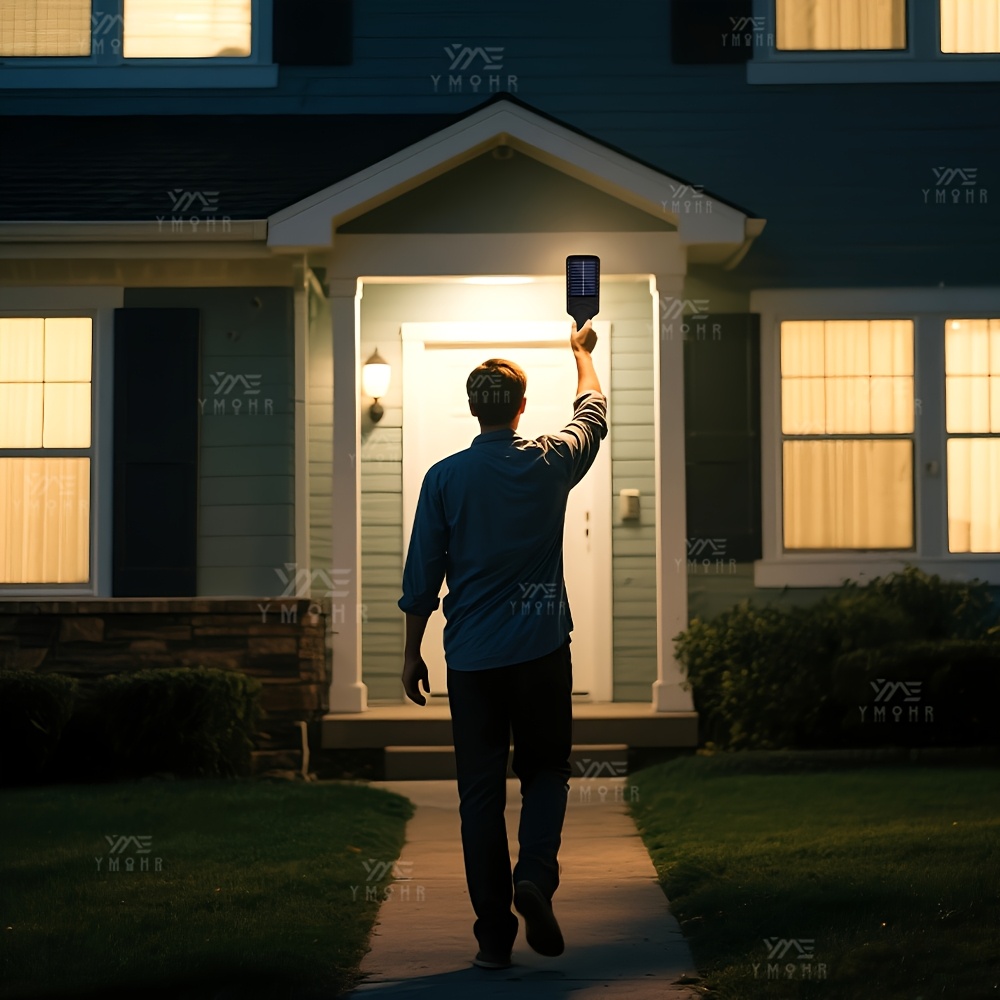 1  bright solar outdoor lights 108 cob solar lights outdoor wall light led light sensor movement outdoor solar spotlight garden decoration outdoor solar lights   street light Product details 20