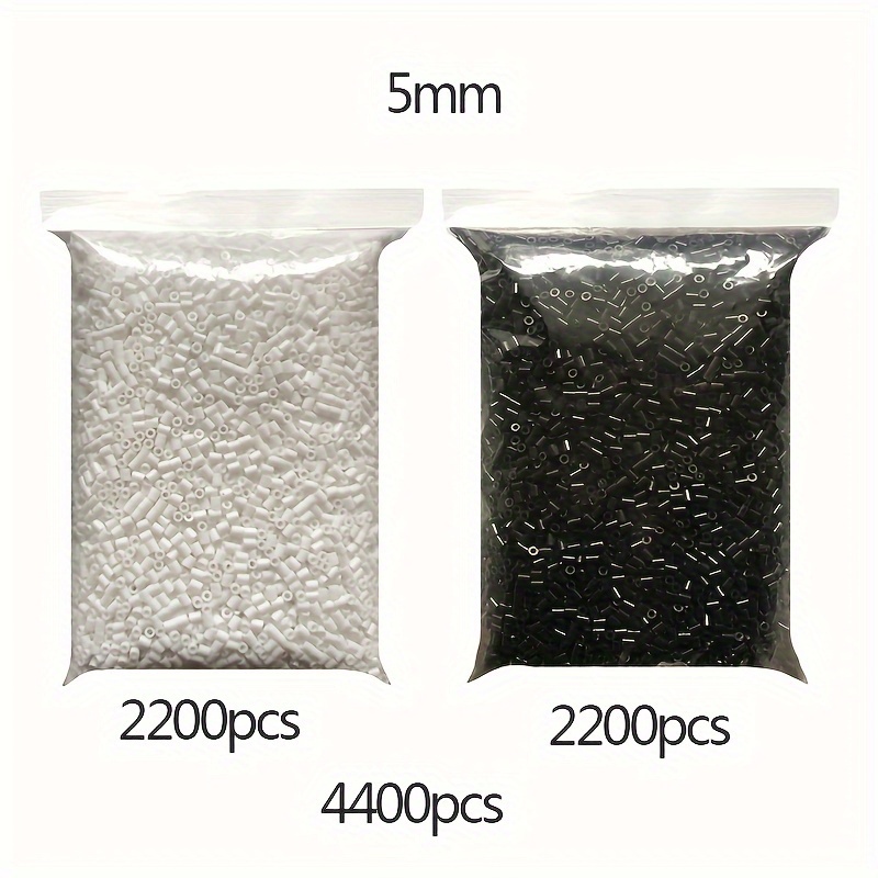 Fuse Beads 2.6mm/5mm White And Iron Beads Handmade Crafts Decor Make Puzzle High Quality Melting Beads