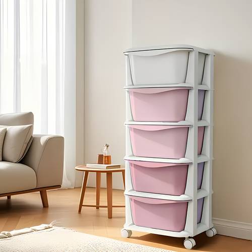 type storage cabinet a storage trolley with 5 drawers a durable wheeled rolling storage trolley thickened plastic storage cabinet and multi layer drawer cabinet are suitable for clothes books are easy to assemble and make great