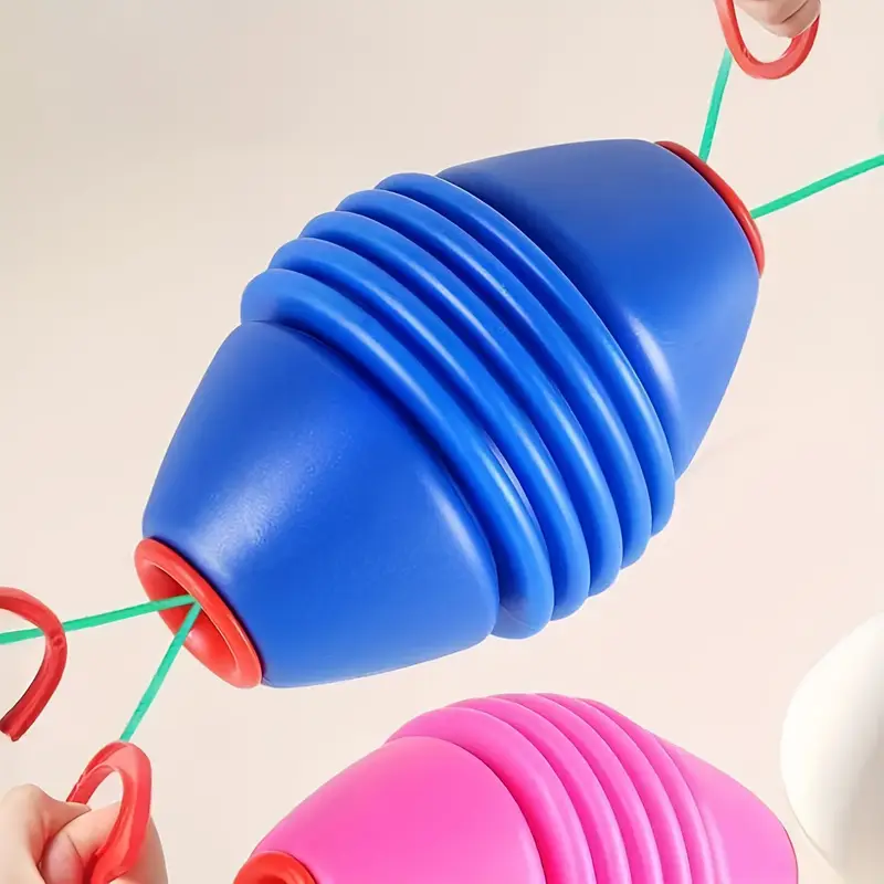 JUMBINO - Jeu de Balle Jumbo Speed à Tirer Avec Longue Corde et Poignées pour Enfants et Adultes JUMBINO - Jeu de Balle Jumbo Speed à Tirer Avec Longue Corde et Poignées pour Enfants et Adultes