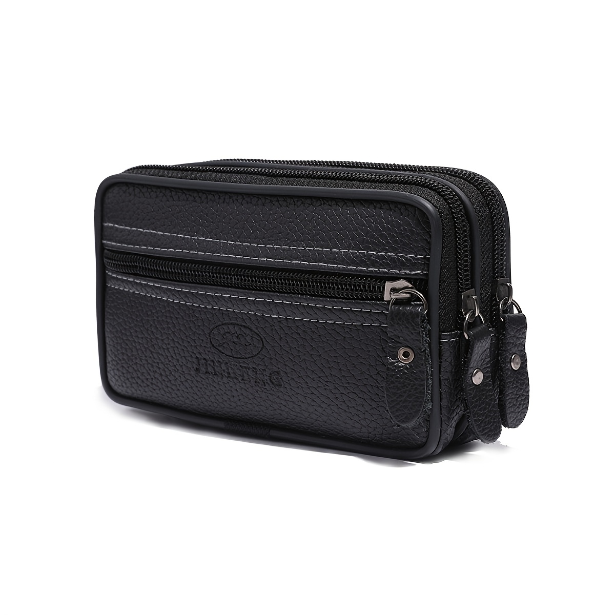 1pc Men' Color Belt Waist Bag, Large Capacity Wear-resistant Phone Pouch Crossbody Bag, Fashion Easy, Suitable For Daily