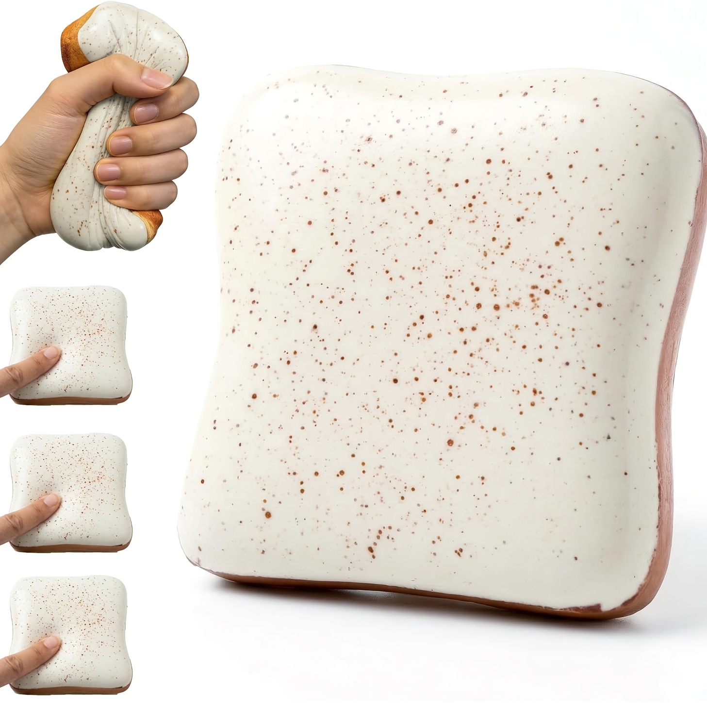     toy a slow   sensory toy this cute realistic square toast   toy   a great gift for   halloween christmas and easter celebrations as well as for classroom rewards and party favors