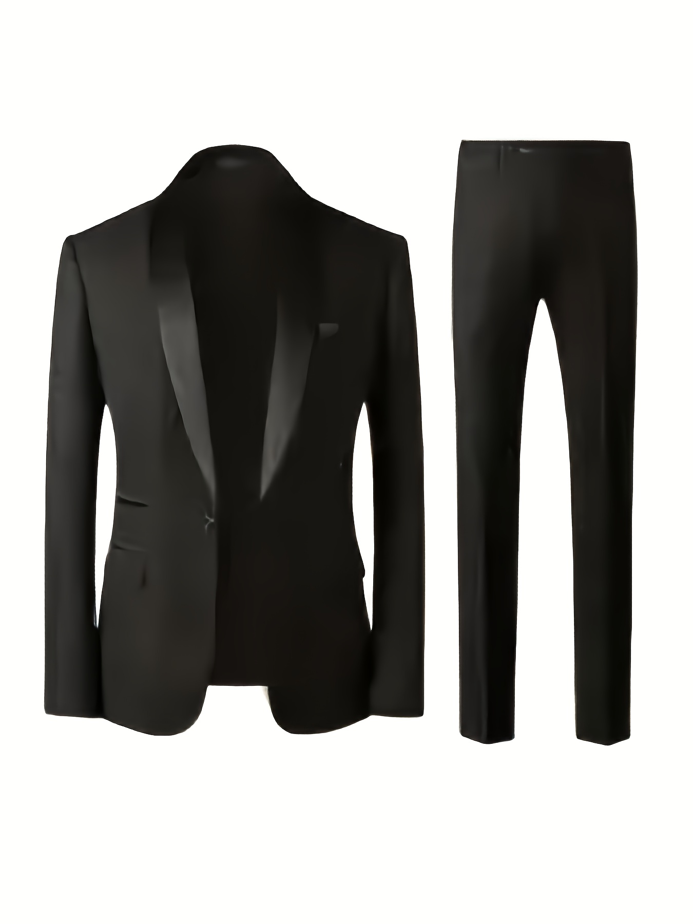 Ensemble costume élégant 3 pièces pour homme - Costume et pantalon coupe ajustée pour mariages et occasions formelles, convient pour réunions de bureau et événements élégants, tenue de cérémonie | Costume coupe ajustée | Costume de mariage durable. Inclut un mouchoir de poche à motif aléatoire.