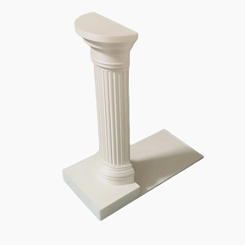 E-shop Buchstütze in Form einer römischen Säule – Minimalistischer 3D-gedruckter Kunst-Buchhalter Schreibtisch-Ornament | Hochwertiger Bücher-Organizer