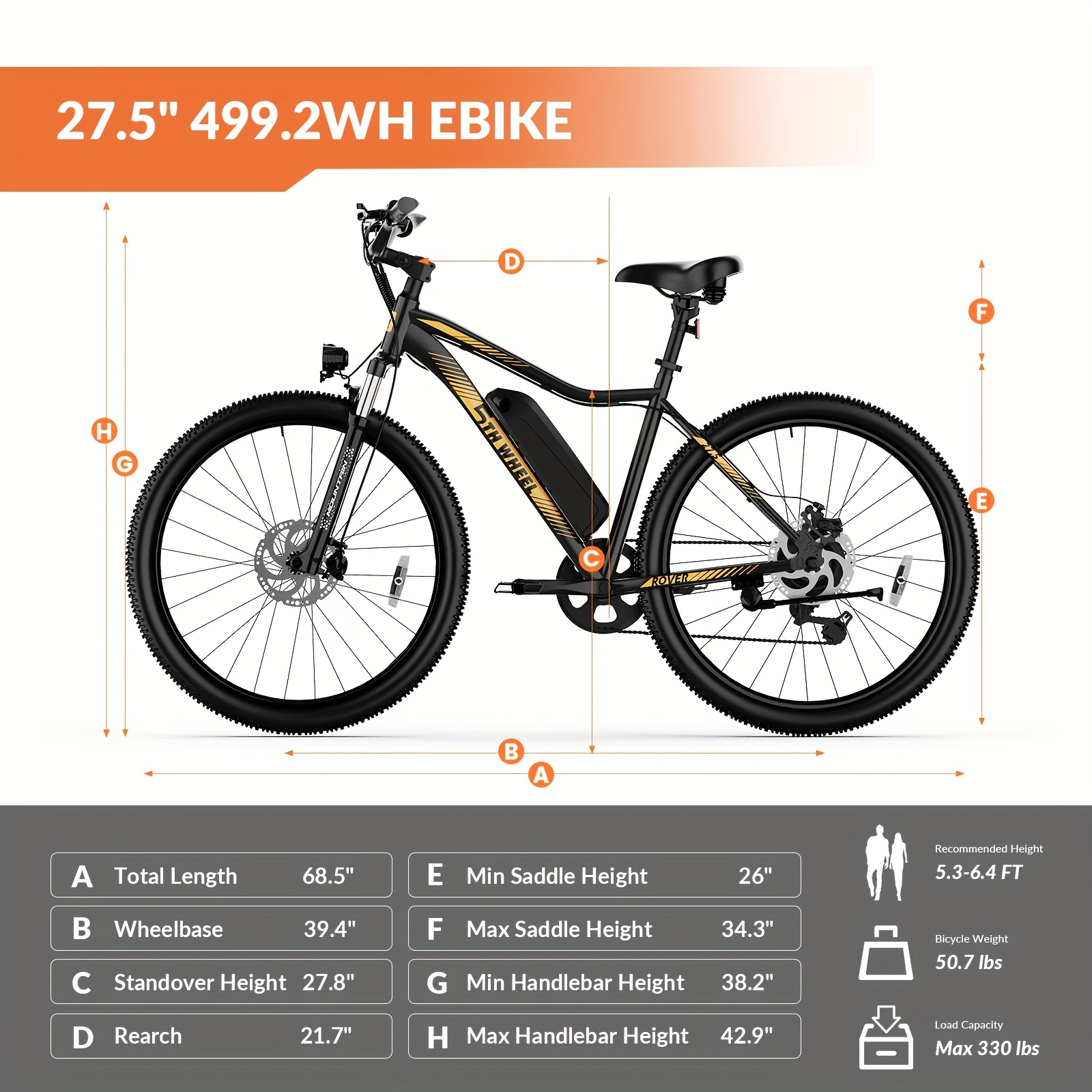   adult electric bicycle 26 27 5 tires front fork shock absorber 500w powerful motor   headlight   gear perfect urban off road commuter adult electric bikes