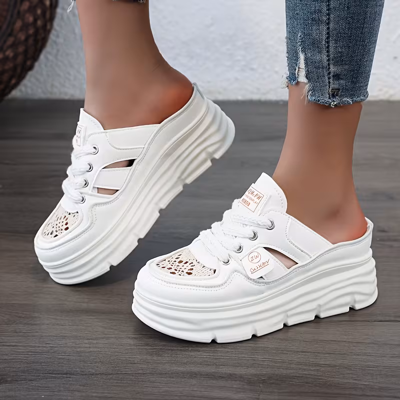 zapatillas casuales de plataforma con gruesa y transpirables para mujer, estilo atín verano 2023 7
