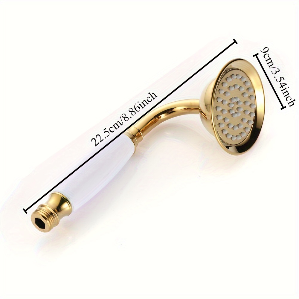 Retro Golden Shower Set Shower Fitting Bathroom Shower System Rain Shower with Hand Shower