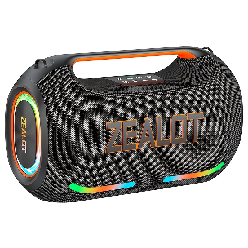 ZEALOT ZE41 300W Visoko zmogljiv prenosni zvočnik, RGB svetlobni učinek, baterija do 8 ur, podpora za mobilni telefon, tablico, TV povezavo, SD