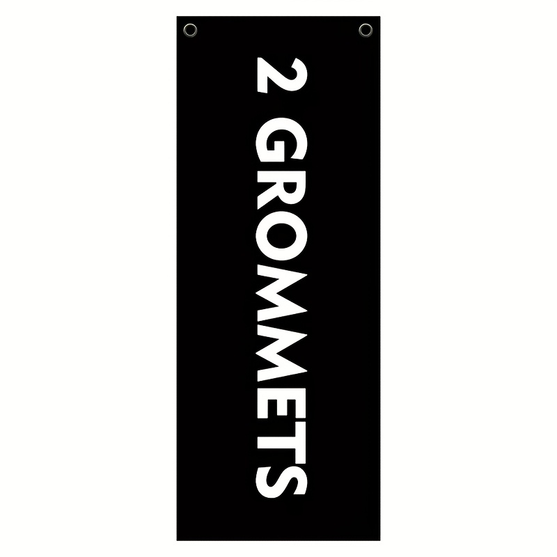 TEMU 1pc, Large Personalized Custom Banner, Logo Background Banner, Suitable For Indoor Walls And Outdoor Easy To Hang Signs Diy Banner For Business