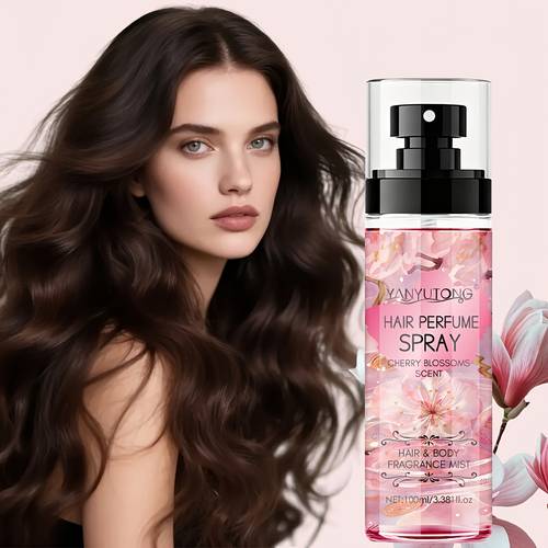 100ml womens hair and body dual use fragrance spray cherry scent natural floral perfume long and sweet fragrance date perfume gift