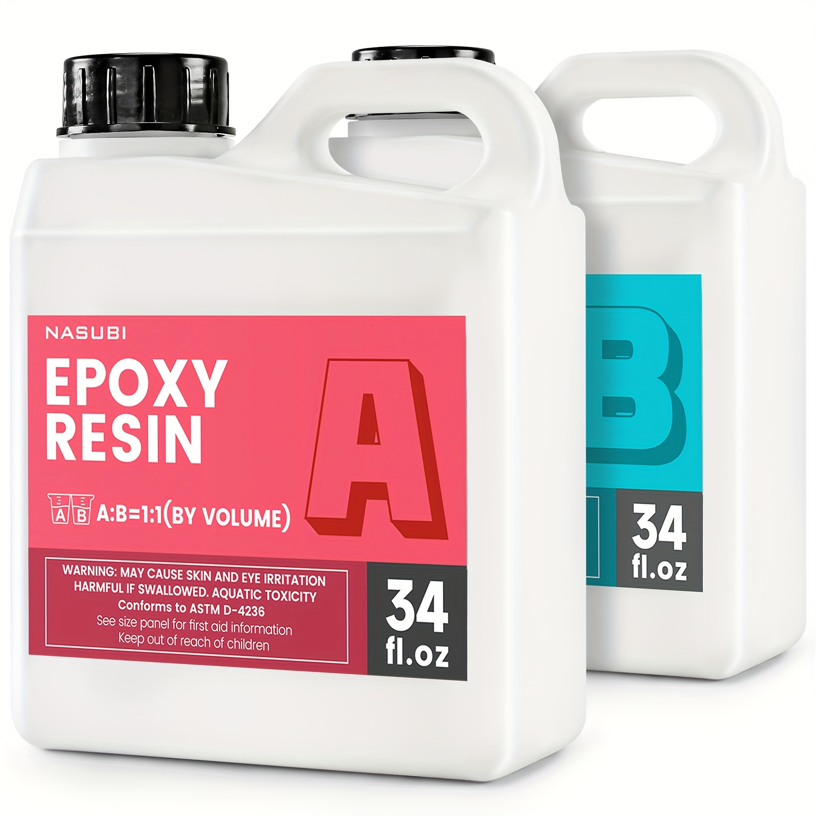 

Nasubi Epoxy - 68oz/1.93l For Jewelry, Art, , Wood, No , , Uv , 2 Part Casting For Artists Or