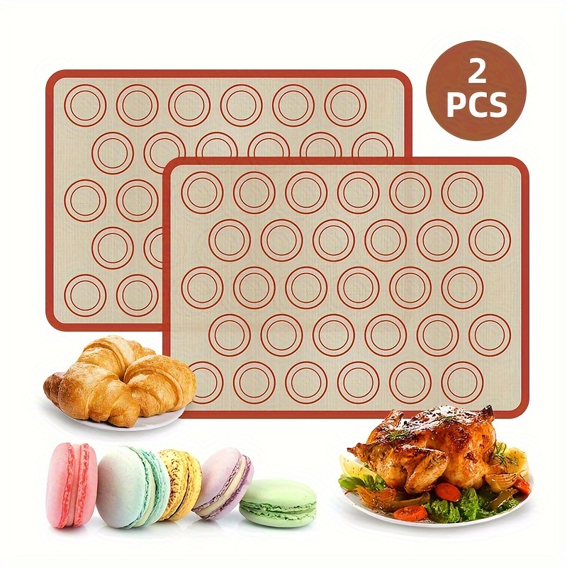 Non Stick Macaron Mat Big W 2pcs High Quality Macaron Silicone