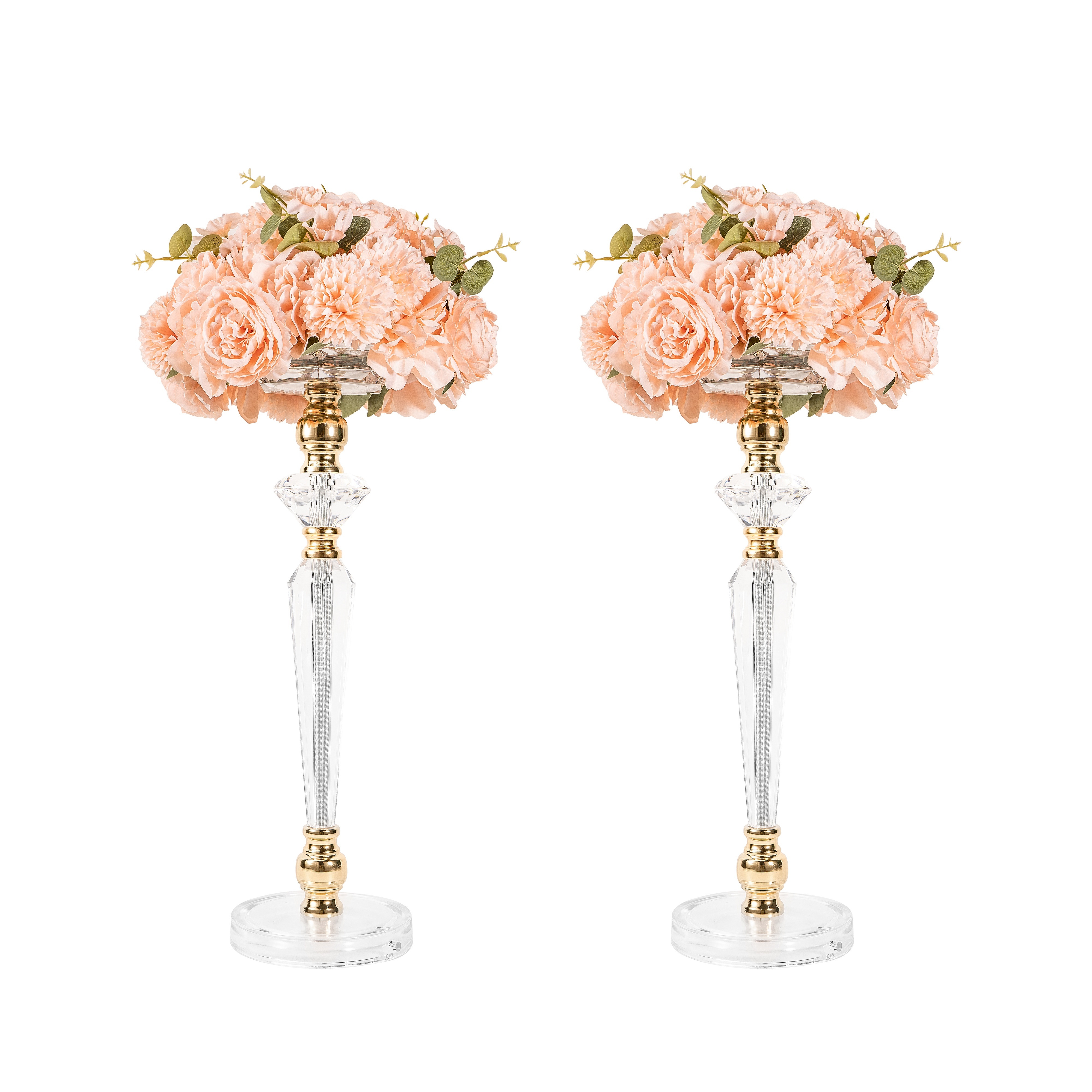 2d flat 2pcs wedding centerpieces tables acrylic vase 18 - Temu