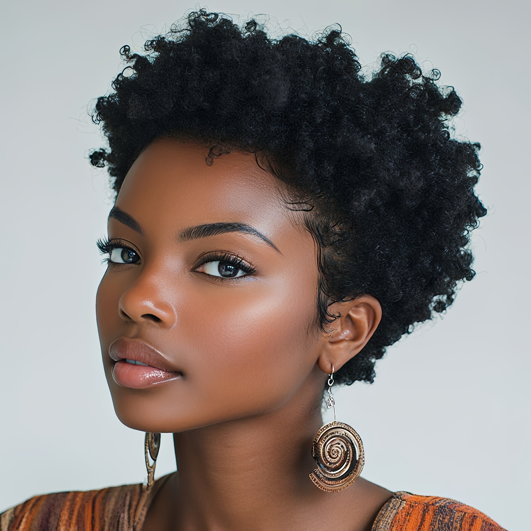Short Synthetic Wigs For Women Featuring Afro Kinky Curls, Ideal For And Daily Wear. Black Curly Wigs Come In A Cut Style, Perfect For Parties And Casual