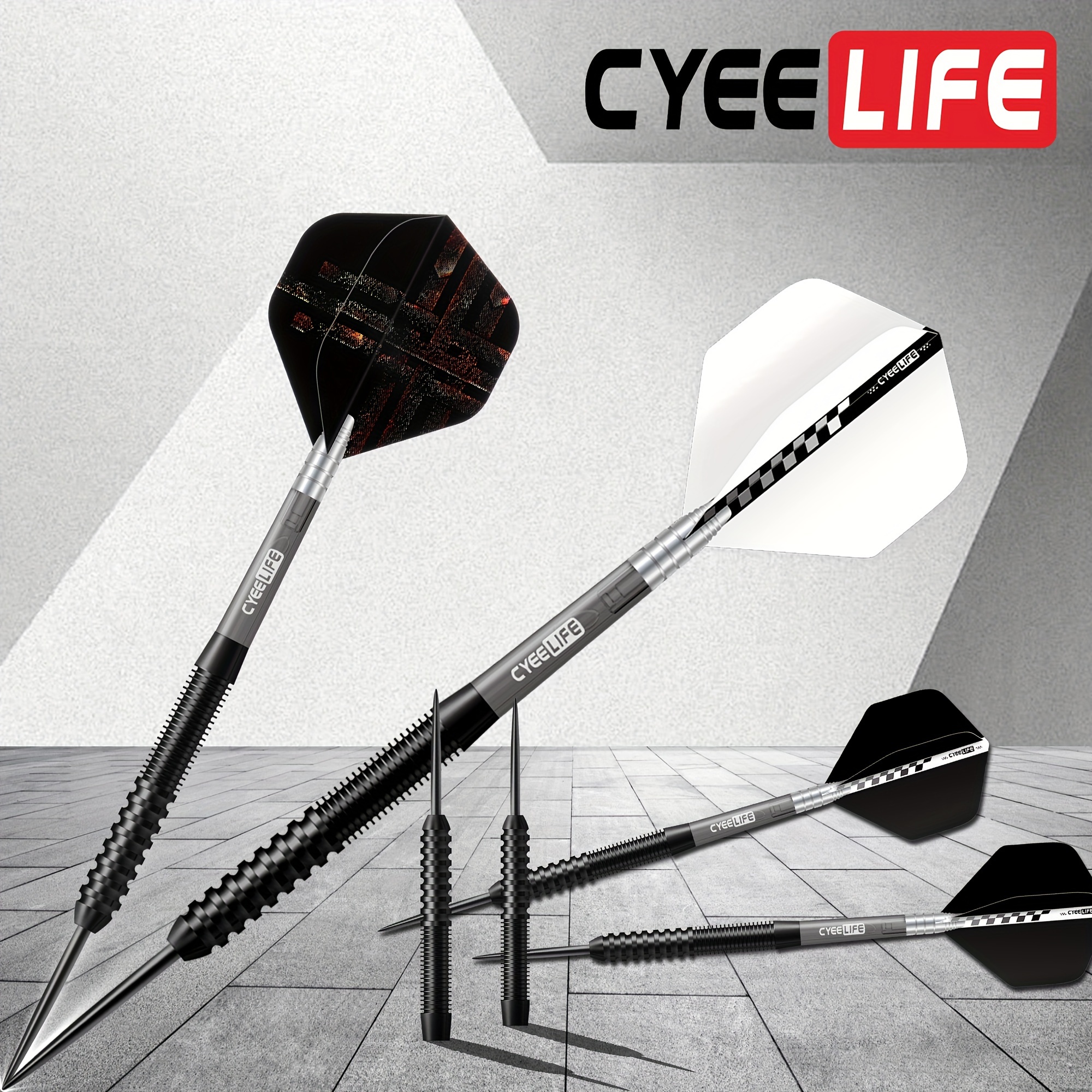 26G Hard Metal Dartpijlen (Totaal Gewicht 28.3G) voor Professionele Competities en Thuisgebruik