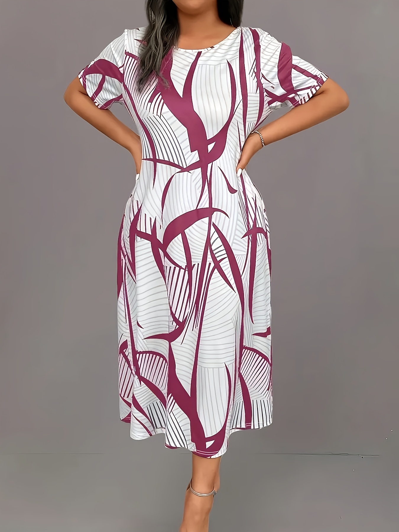 vestido verano mujer amazon 2025 estampado geométrico Temu