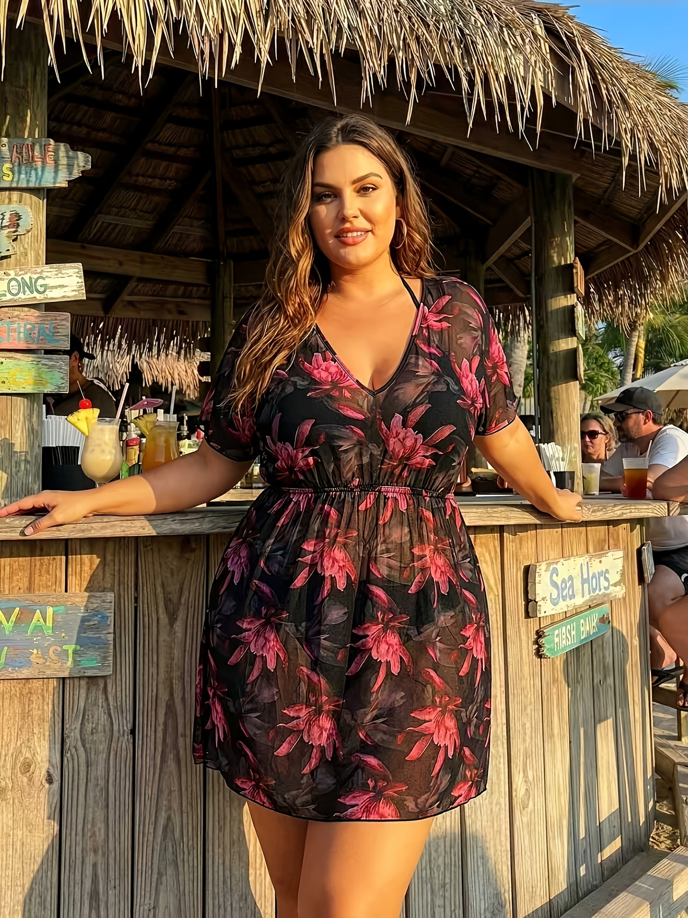 plus size beach cover ups uk - United Kingdom