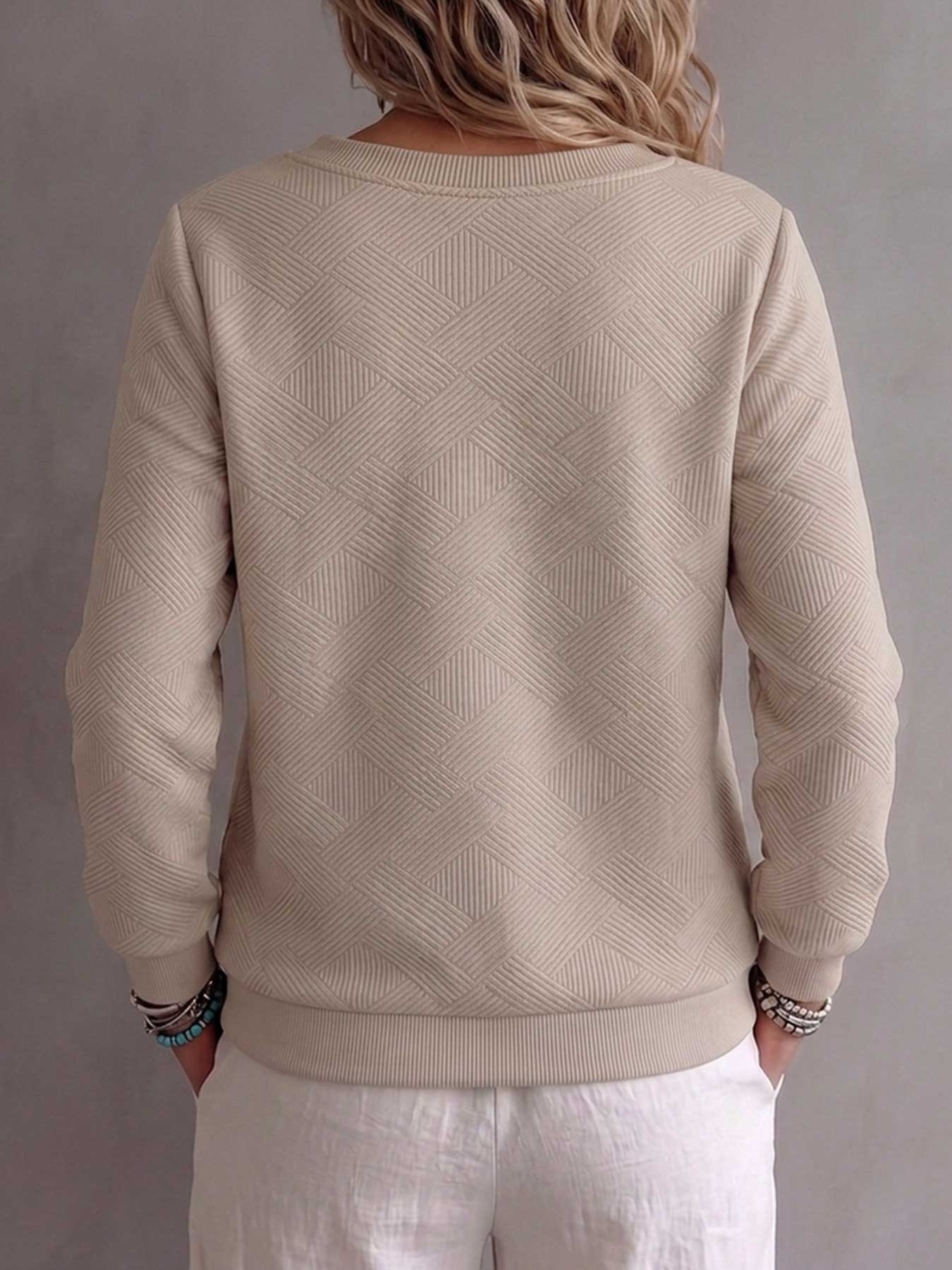 dameskleding voor herfst/winter, frisse   met vogel-, bloem- en vlinderprints, veelzijdig voor thuis en buiten, dagelijkse vrijetijdskleding, casual en elegante sweatshirt met v-hals en lange mouwen