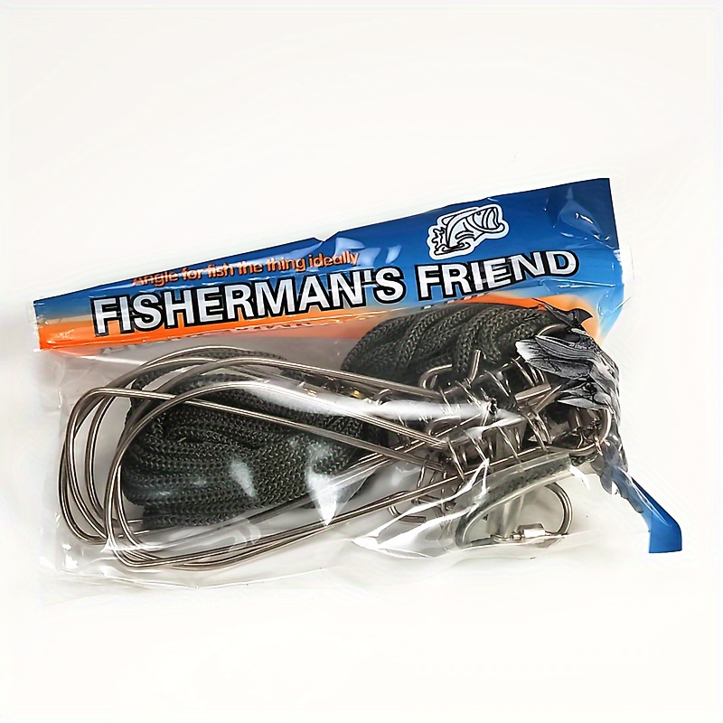 Stainless Steel Fish Stringer 10 Clips Securely Hold Live - Temu