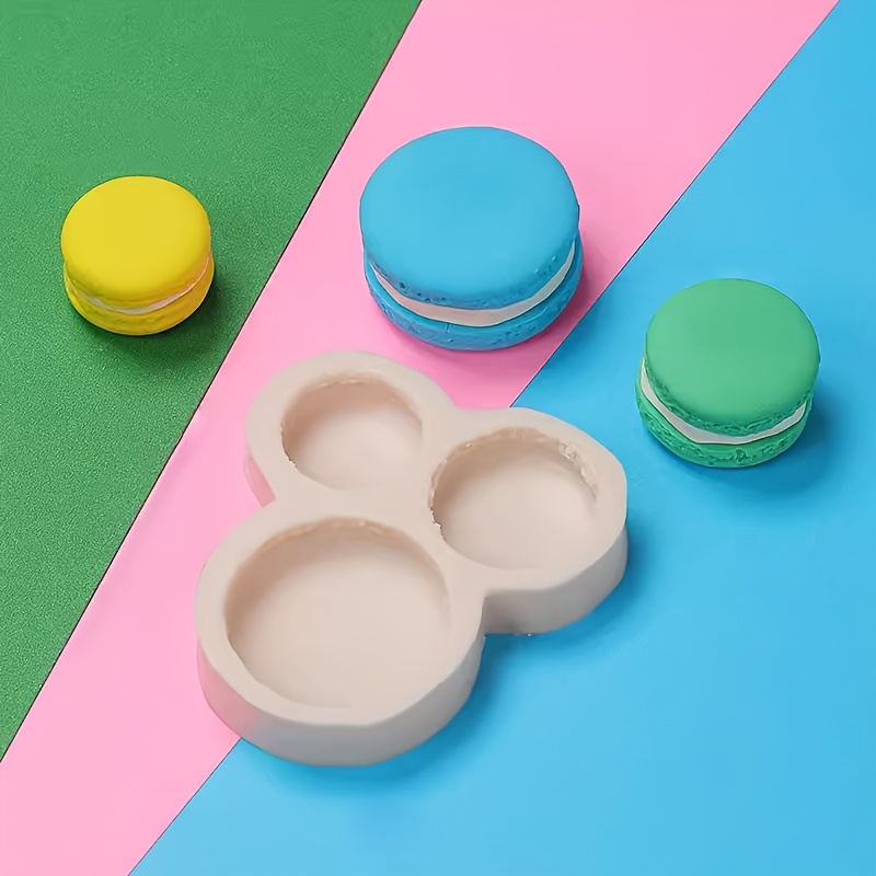 Macaron-shaped Resin Clay Silicone Mold, Suitable For Diy Crafting